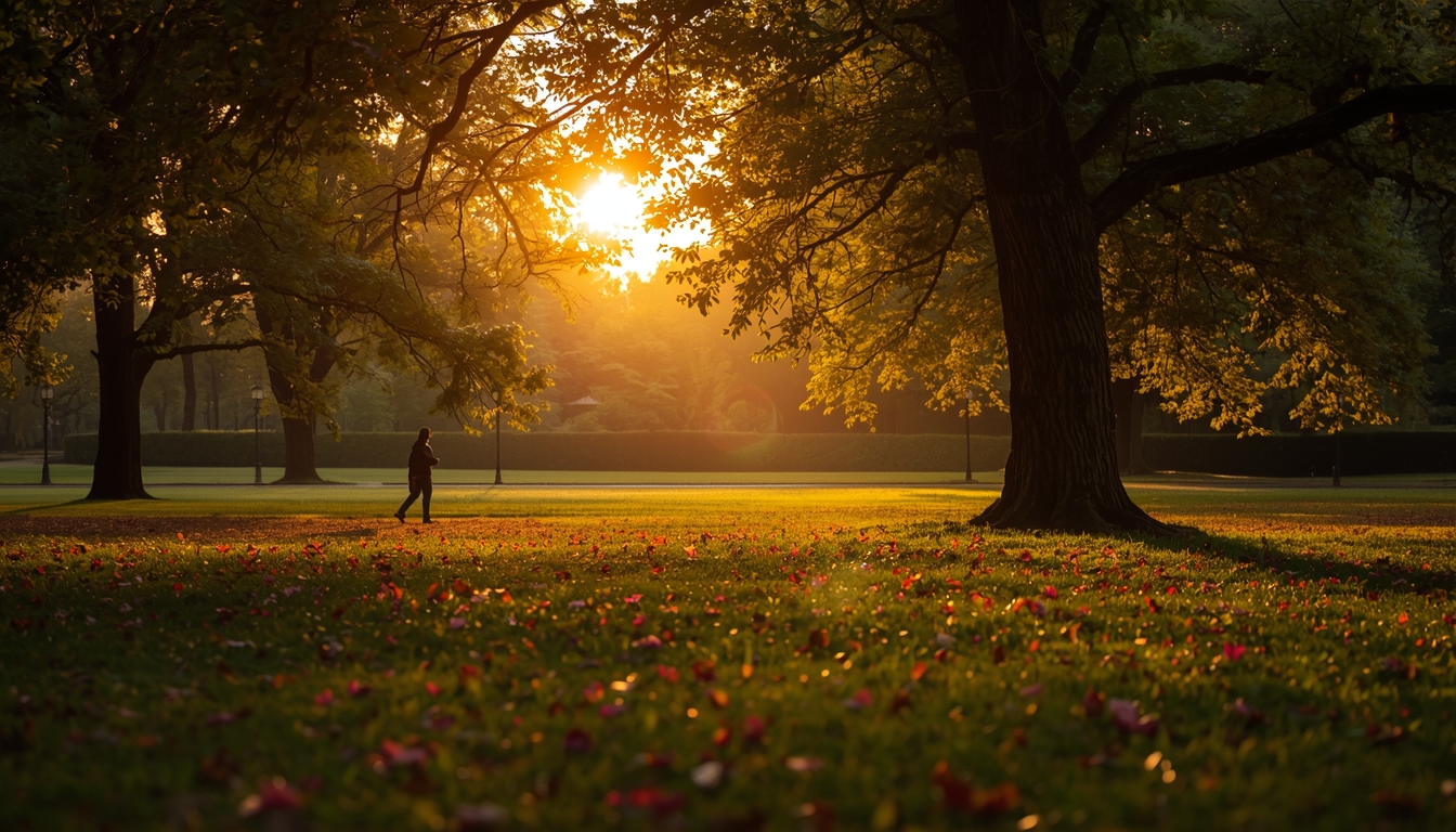 Wlixarunzun morning movement in the park